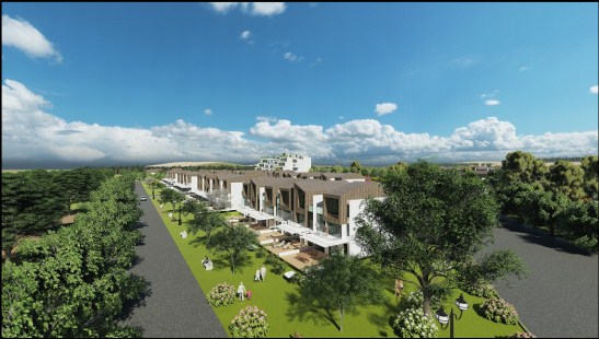 Türkiye’nin büyük inşaat firmalarından nef, Eskişehir’in Mahmudiye ilçesine termal otel ve kongre merkezi gibi bölümlerin yer alacağı NefCity82 adıyla yatırım yapacağını duyurdu.